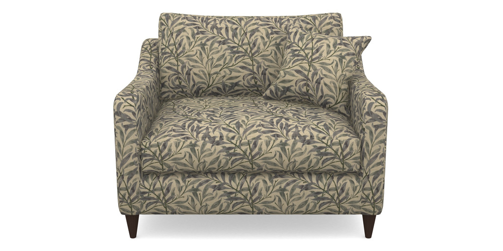Product photograph of Rye Snuggler In V A Drawn From Nature - Willow Bough Large - Duck Egg from Sofas and Stuff Limited