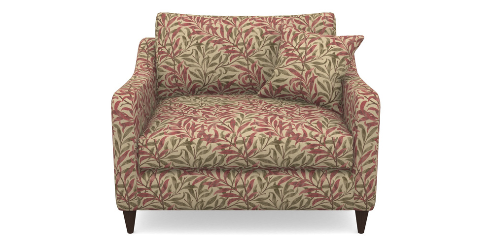 Product photograph of Rye Snuggler In V A Drawn From Nature - Willow Bough Large - Red from Sofas and Stuff Limited