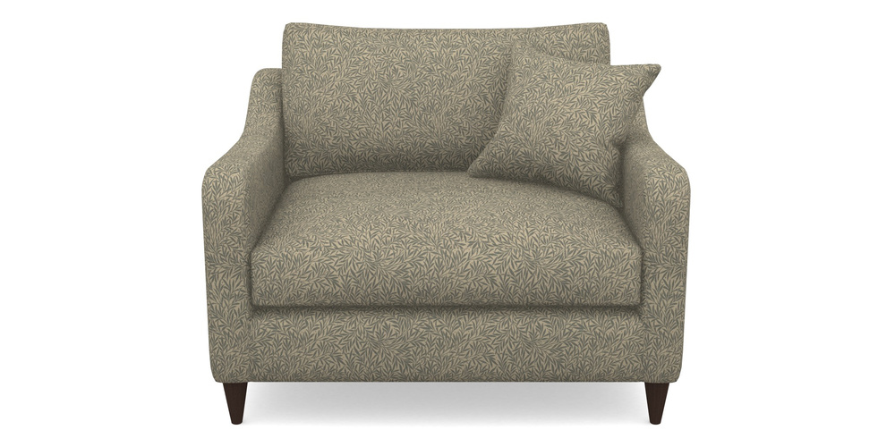 Product photograph of Rye Snuggler In V A Drawn From Nature Collection - Willow - Duck Egg from Sofas and Stuff Limited