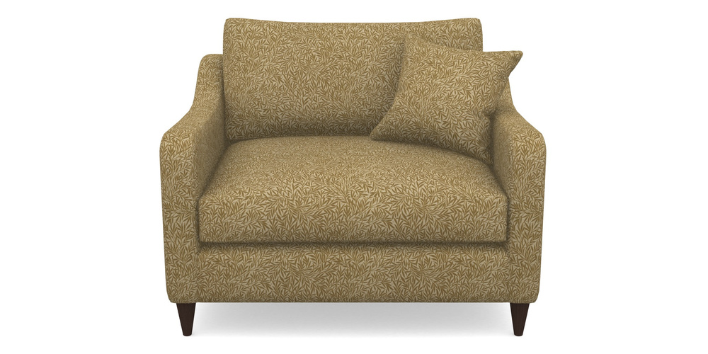 Product photograph of Rye Snuggler In V A Drawn From Nature Collection - Willow - Gold from Sofas and Stuff Limited