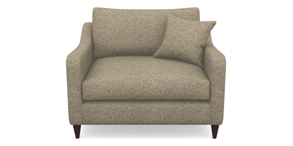 Product photograph of Rye Snuggler In V A Drawn From Nature Collection - Willow - Grey from Sofas and Stuff Limited