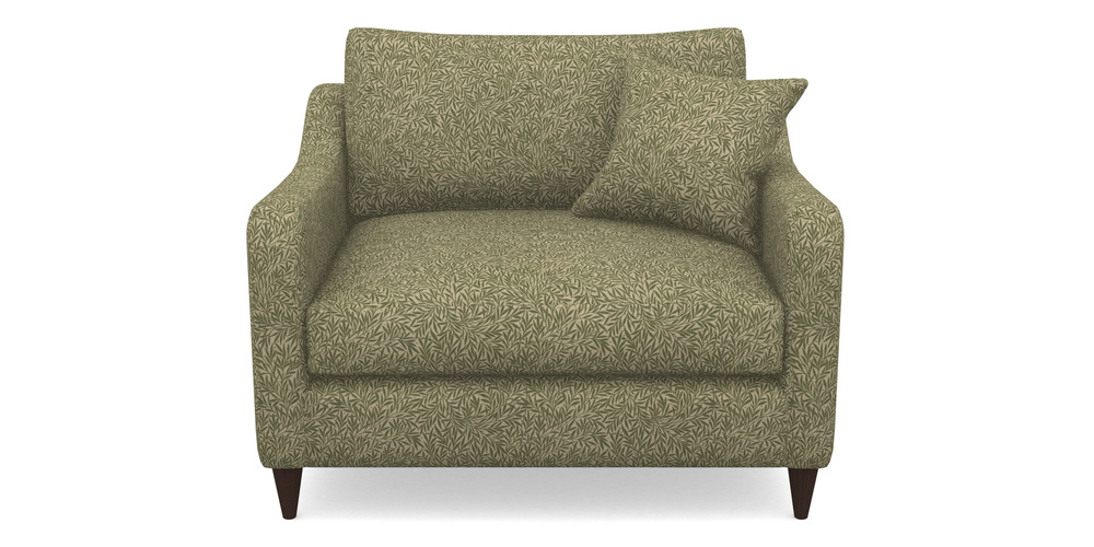 Product photograph of Rye Snuggler In V A Drawn From Nature Collection - Willow - Light Green from Sofas and Stuff Limited