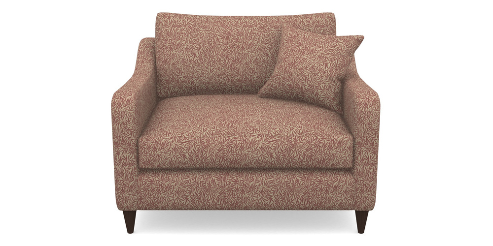 Product photograph of Rye Snuggler In V A Drawn From Nature Collection - Willow - Red from Sofas and Stuff Limited