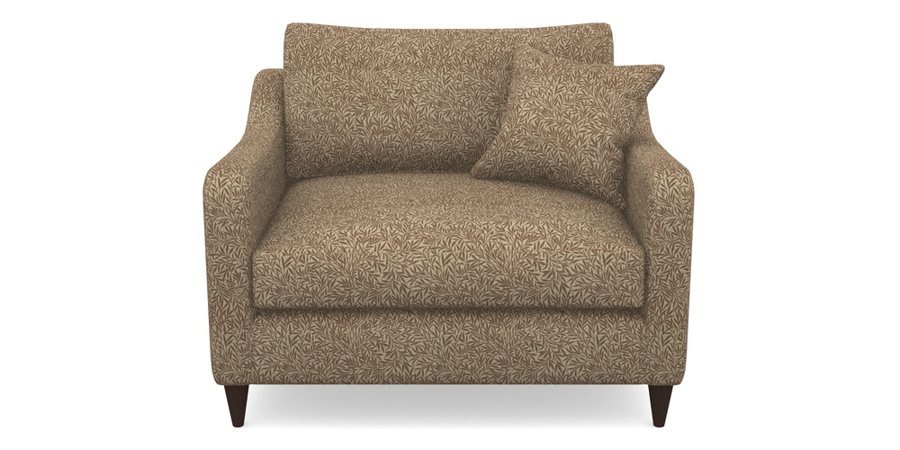Product photograph of Rye Snuggler In V A Drawn From Nature Collection - Willow - Terracotta from Sofas and Stuff Limited