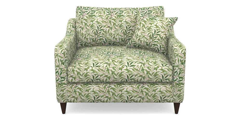 Product photograph of Rye Snuggler In William Morris Collection - Willow Boughs - Leaf Green from Sofas and Stuff Limited