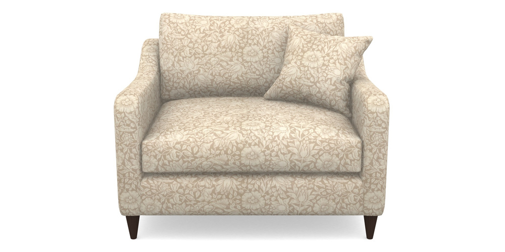 Product photograph of Rye Snuggler In William Morris Collection - Mallow - Linen from Sofas and Stuff Limited