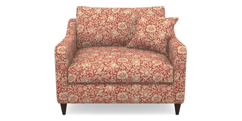 Product photograph of Rye Snuggler In William Morris Collection - Mallow - Madder from Sofas and Stuff Limited