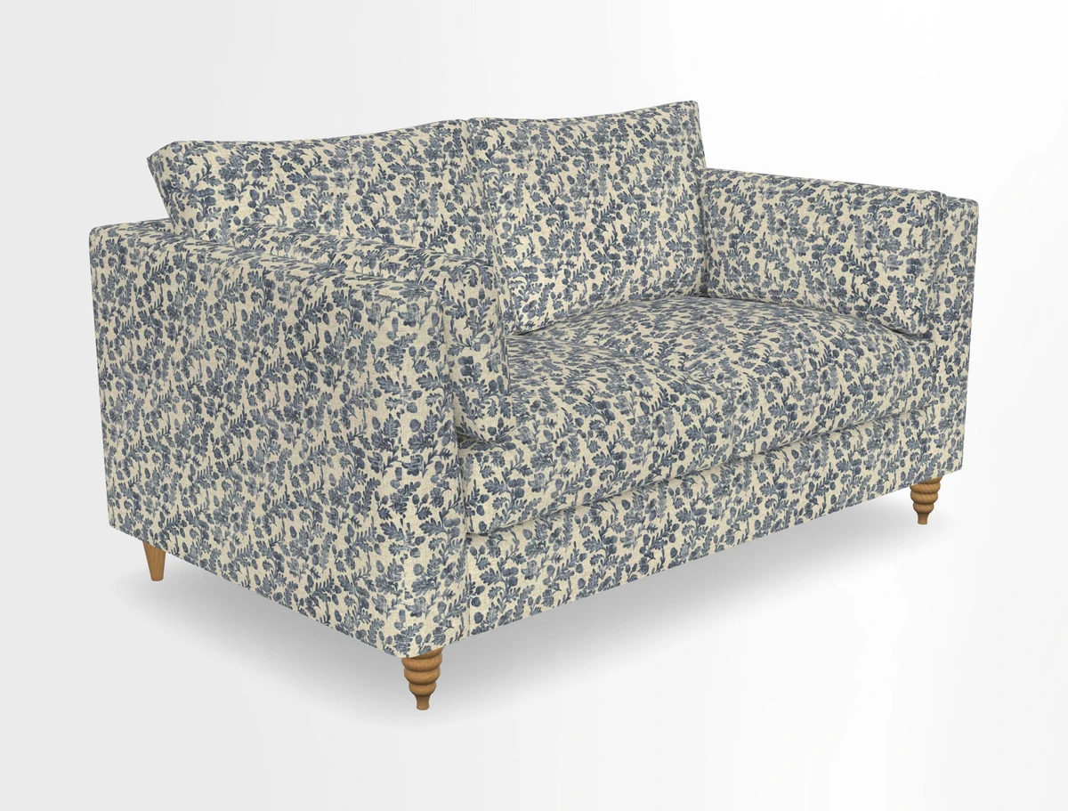 Saltdean 2 seater sofa in Covertex Lombardia Bianco
