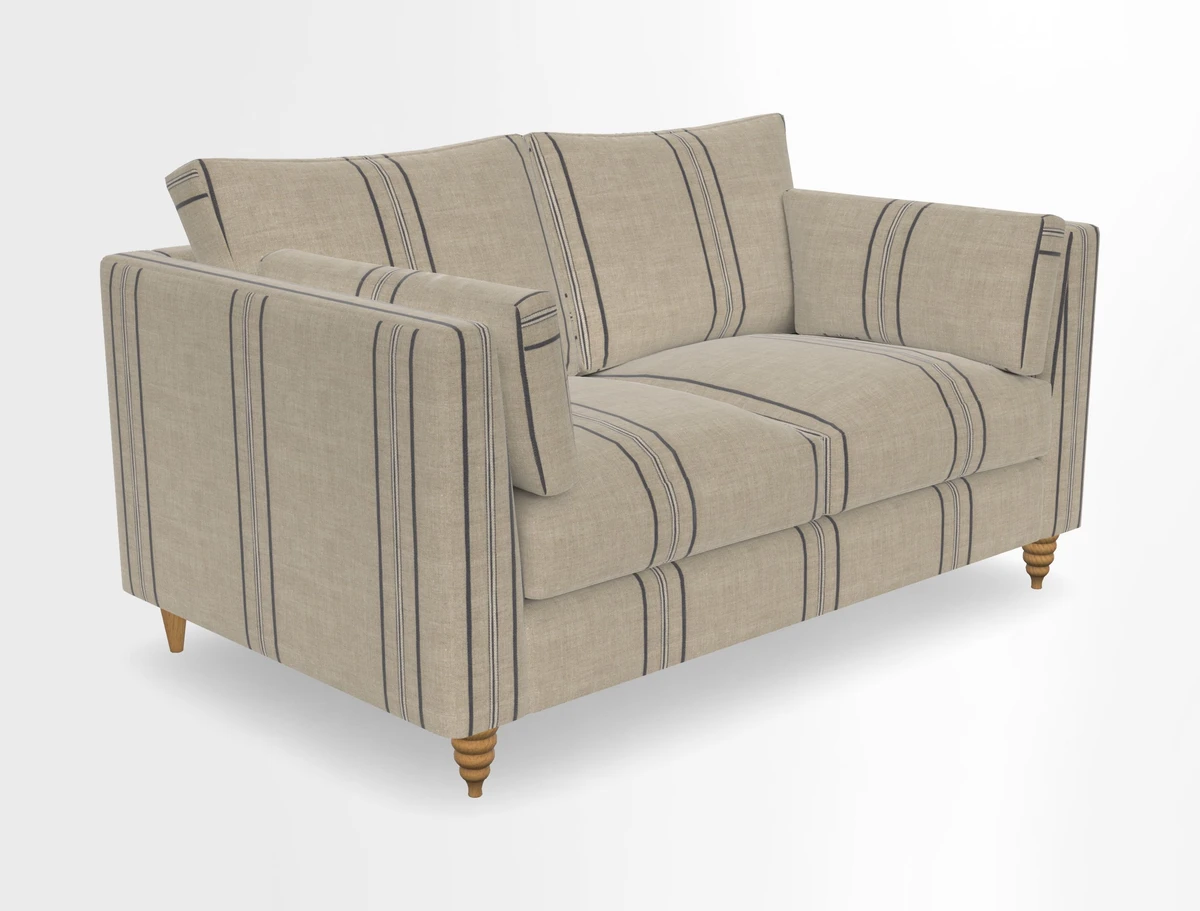 Saltdean 2 seater sofa in Covertex Lombardia Bianco