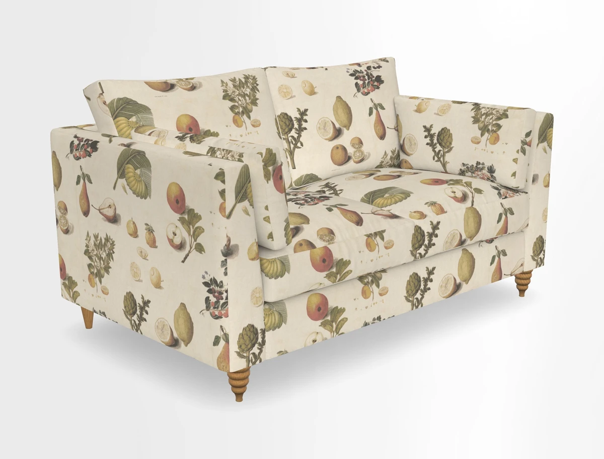 Saltdean 2 seater sofa in Covertex Lombardia Bianco