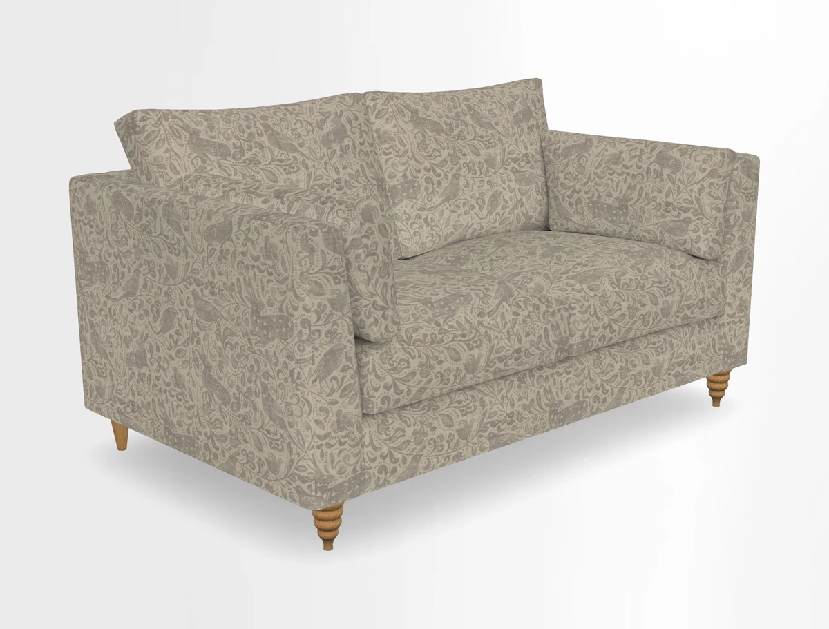 Saltdean 2 seater sofa in Covertex Lombardia Bianco
