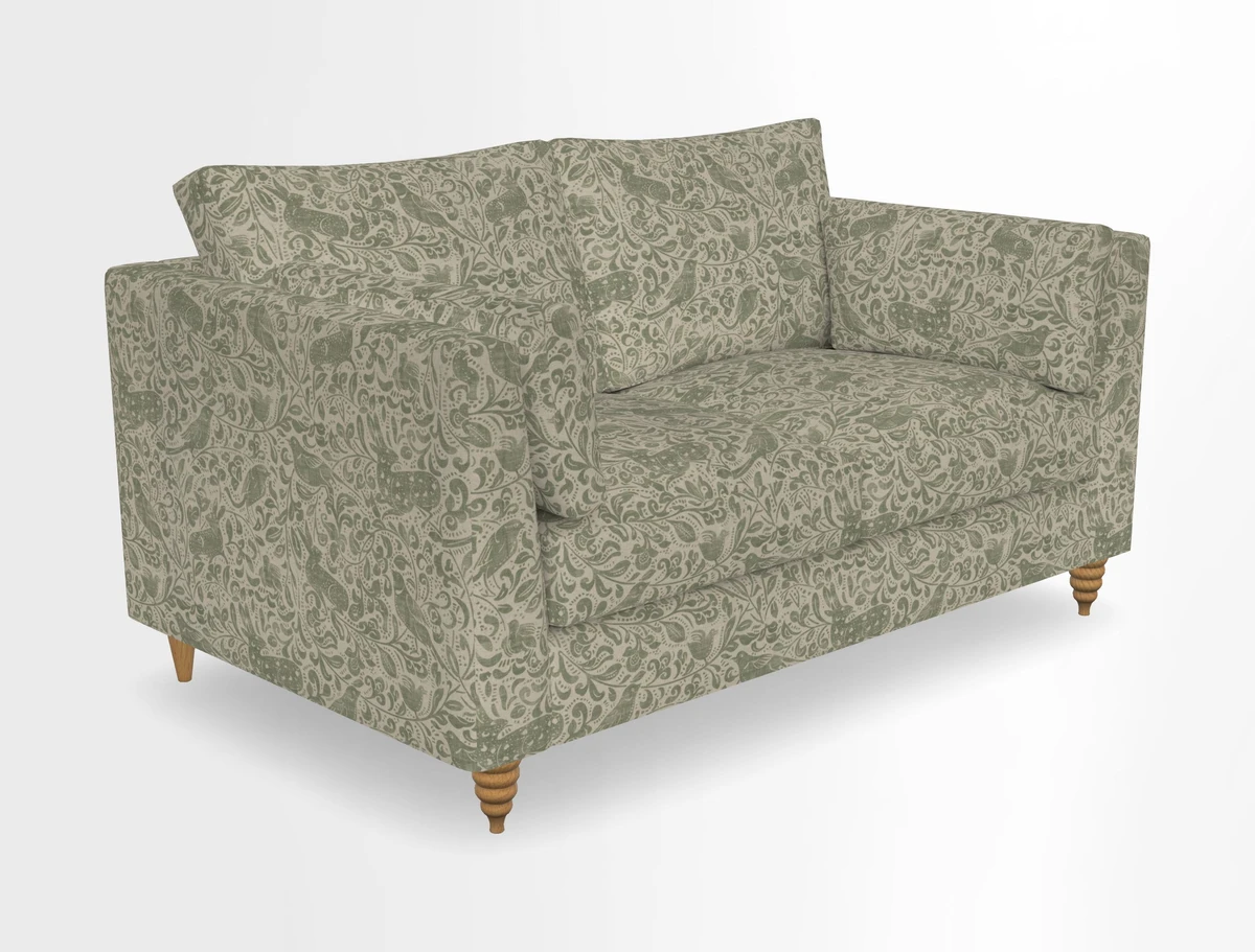 Saltdean 2 seater sofa in Covertex Lombardia Bianco