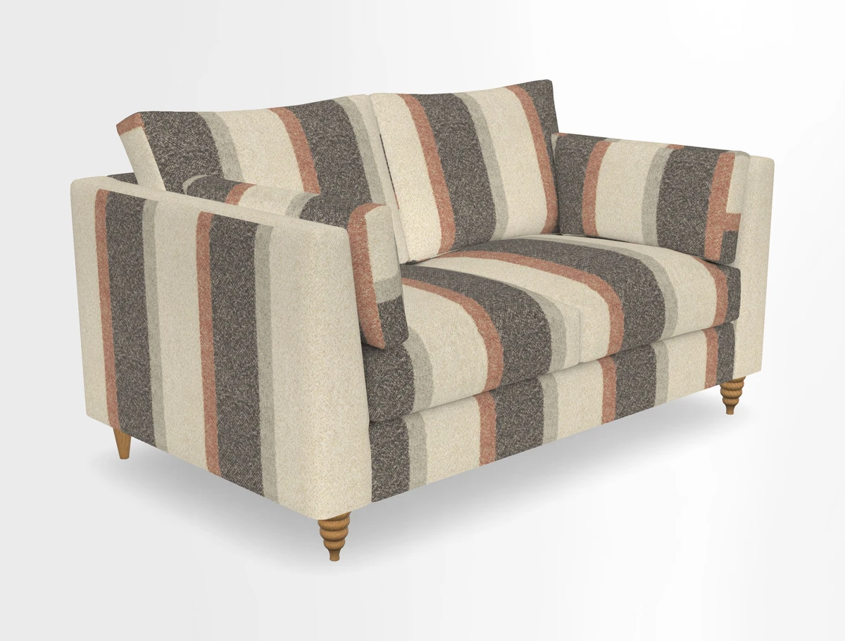Saltdean 2 seater sofa in Covertex Lombardia Bianco