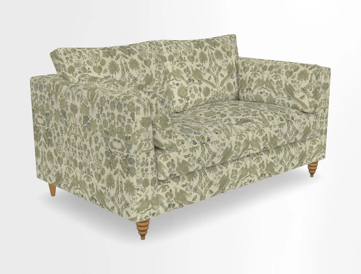 Saltdean 2 seater sofa in Covertex Lombardia Bianco