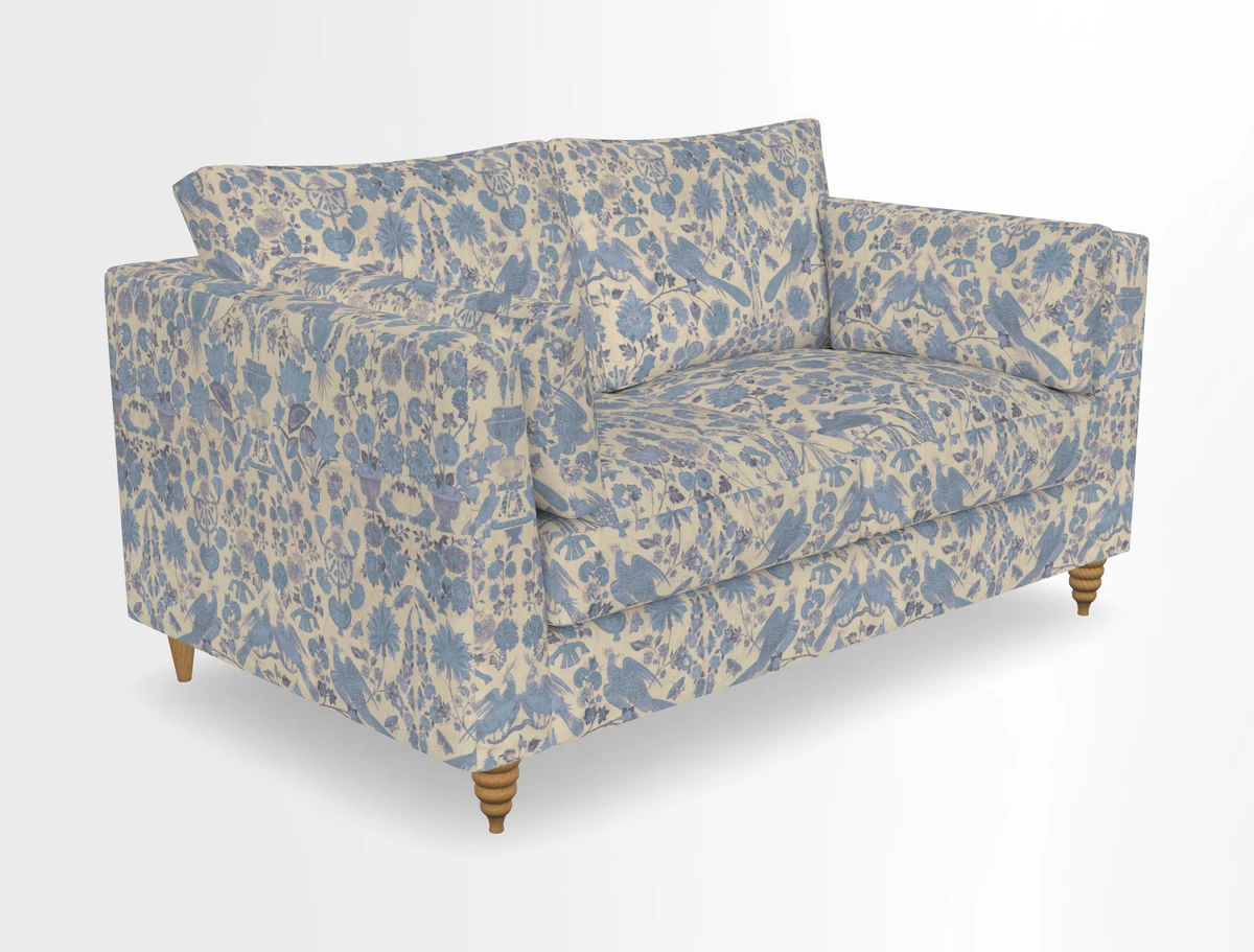Saltdean 2 seater sofa in Covertex Lombardia Bianco