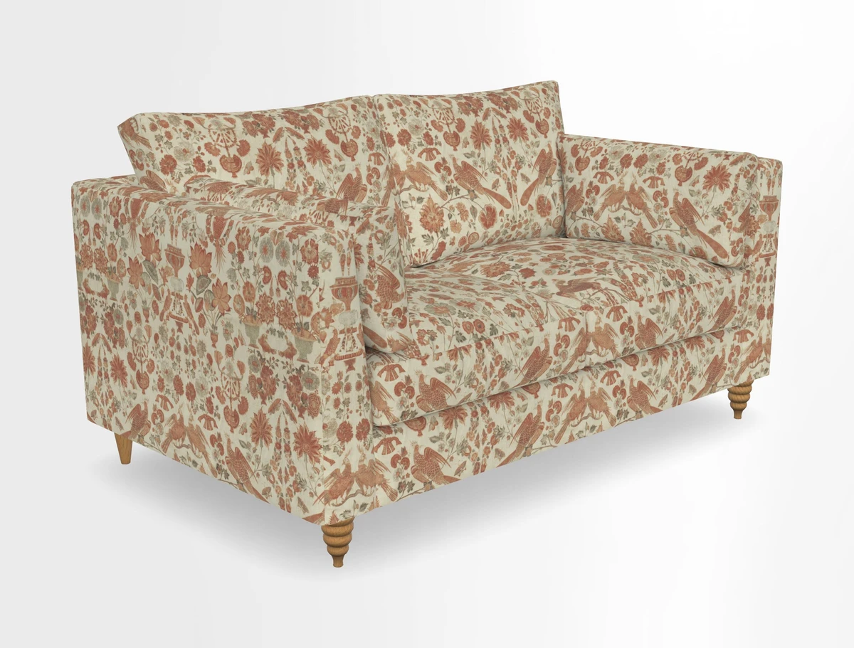 Saltdean 2 seater sofa in Covertex Lombardia Bianco