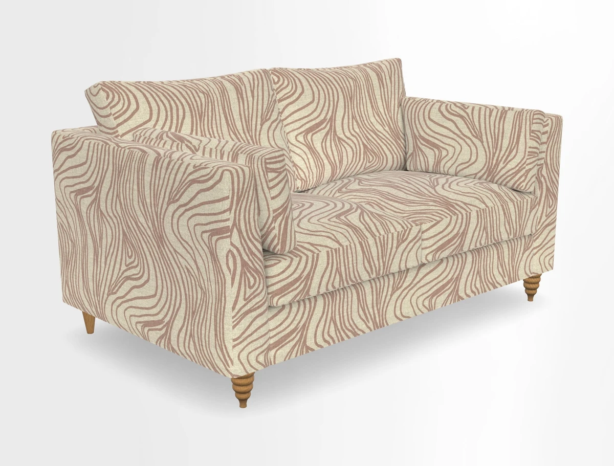 Saltdean 2 seater sofa in Covertex Lombardia Bianco