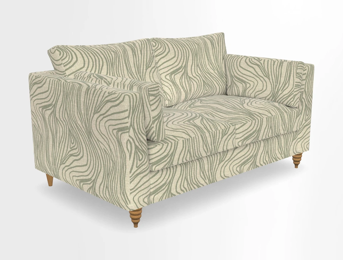 Saltdean 2 seater sofa in Covertex Lombardia Bianco