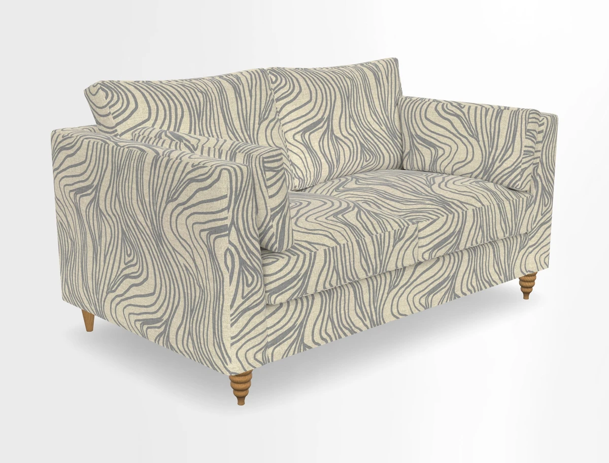 Saltdean 2 seater sofa in Covertex Lombardia Bianco