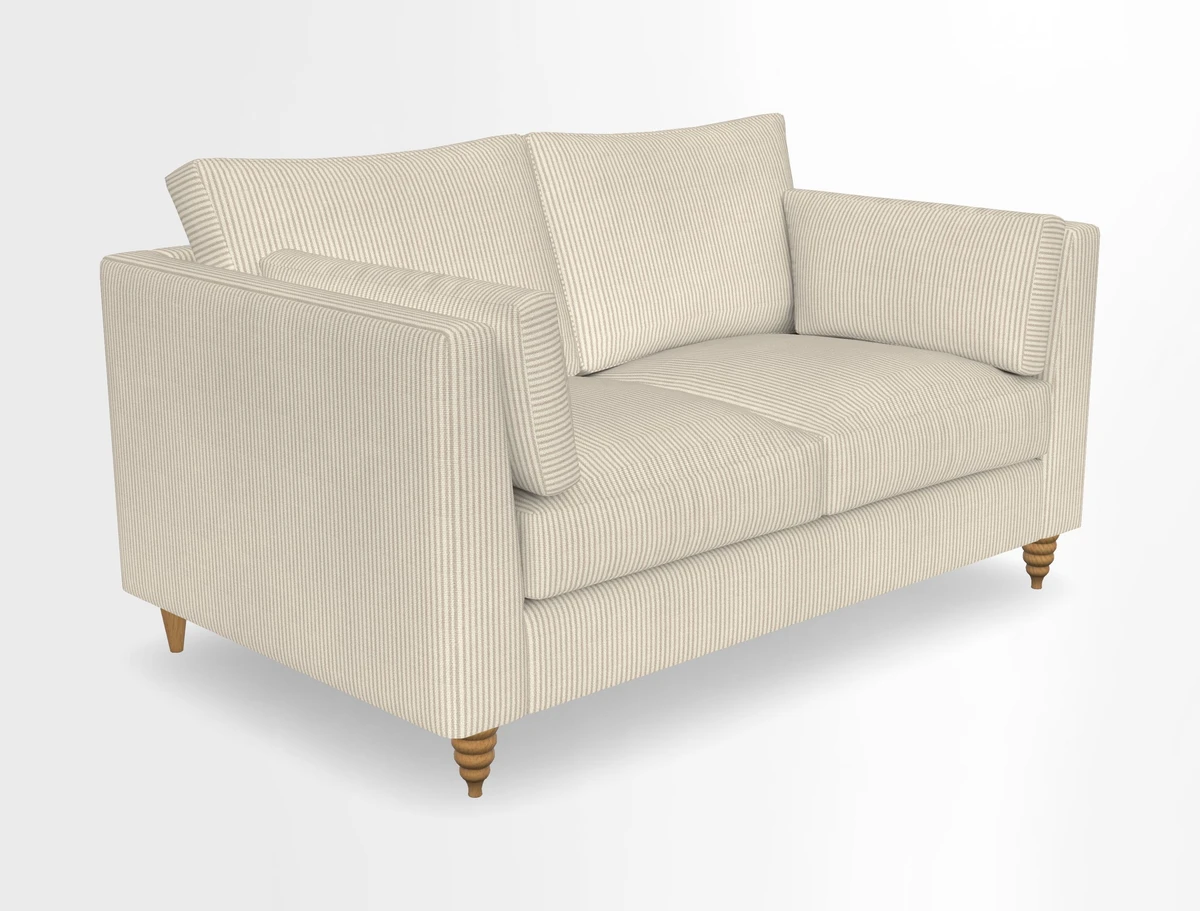 Saltdean 2 seater sofa in Covertex Lombardia Bianco