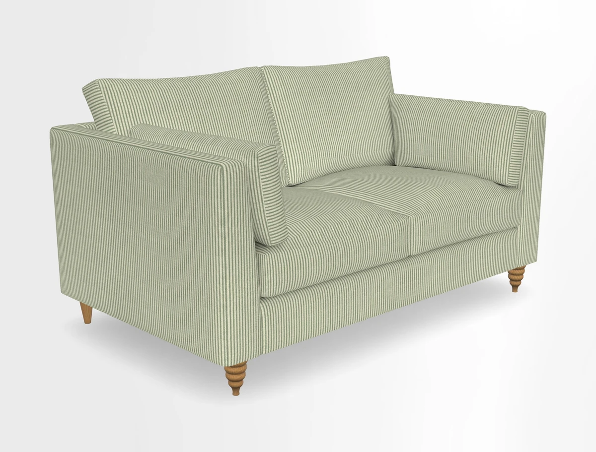 Saltdean 2 seater sofa in Covertex Lombardia Bianco