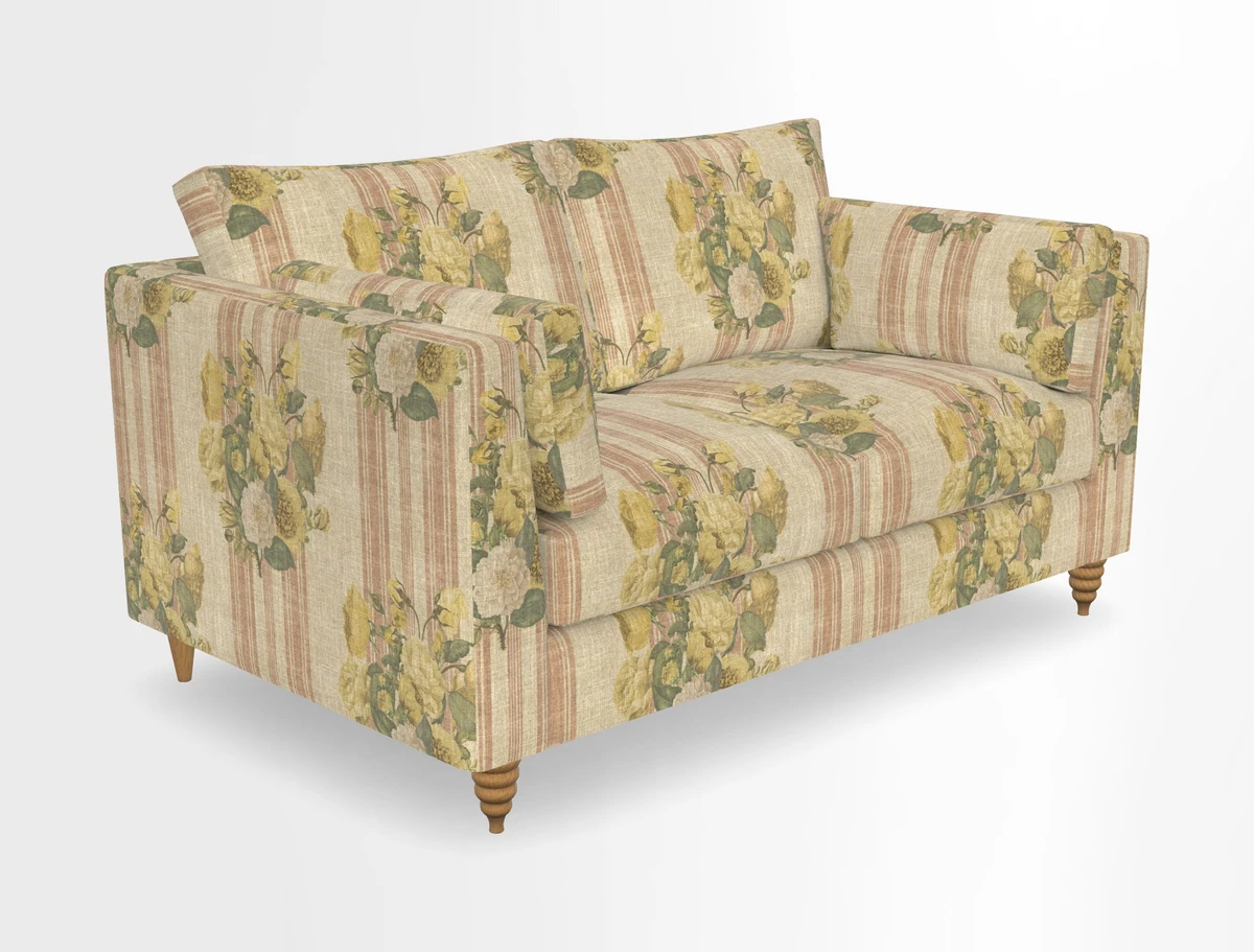 Saltdean 2 seater sofa in Covertex Lombardia Bianco