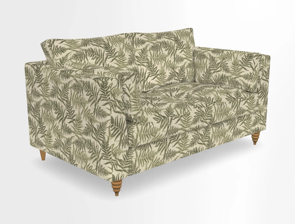 Saltdean 2 seater sofa in Covertex Lombardia Bianco