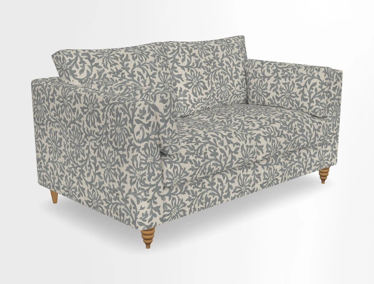Saltdean 2 seater sofa in Covertex Lombardia Bianco