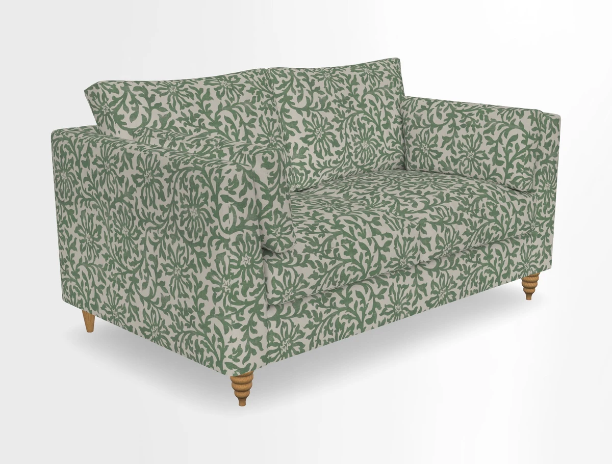 Saltdean 2 seater sofa in Covertex Lombardia Bianco