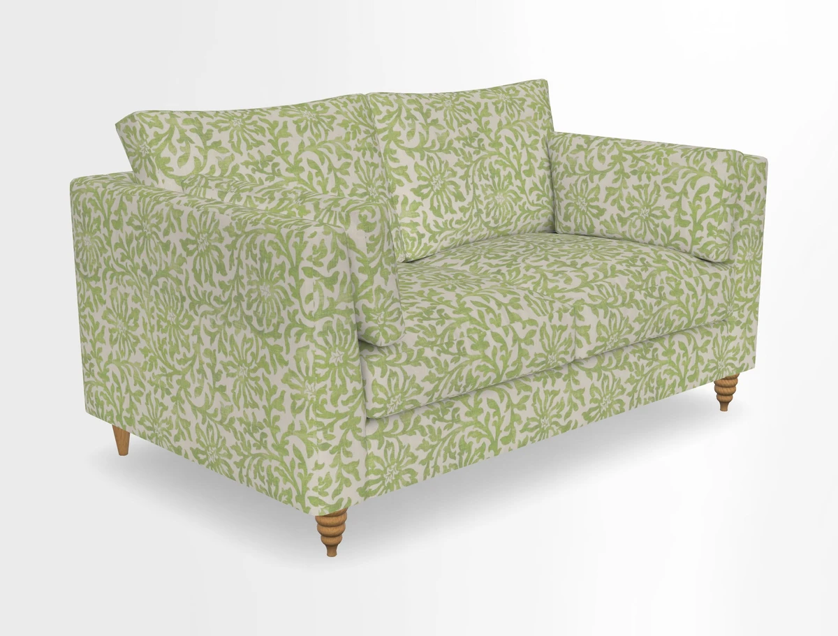 Saltdean 2 seater sofa in Covertex Lombardia Bianco