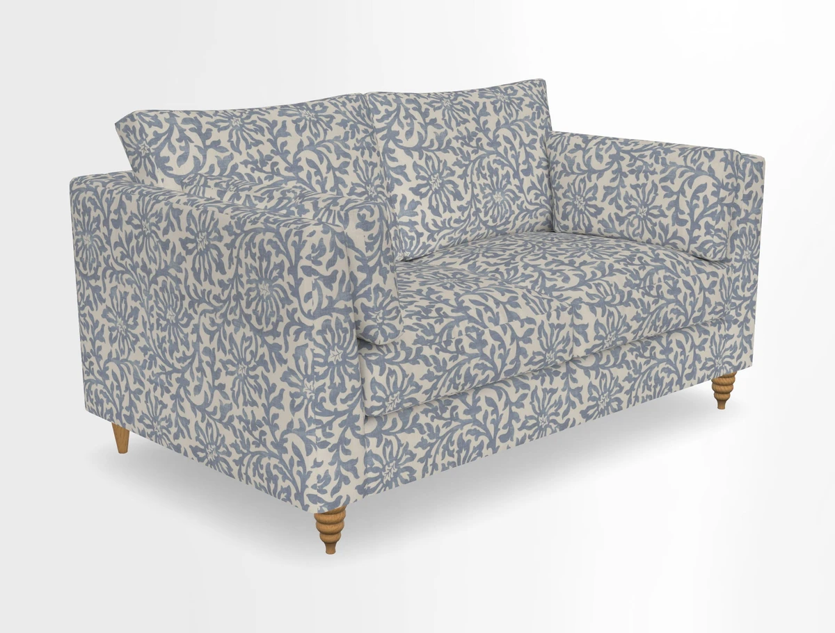 Saltdean 2 seater sofa in Covertex Lombardia Bianco