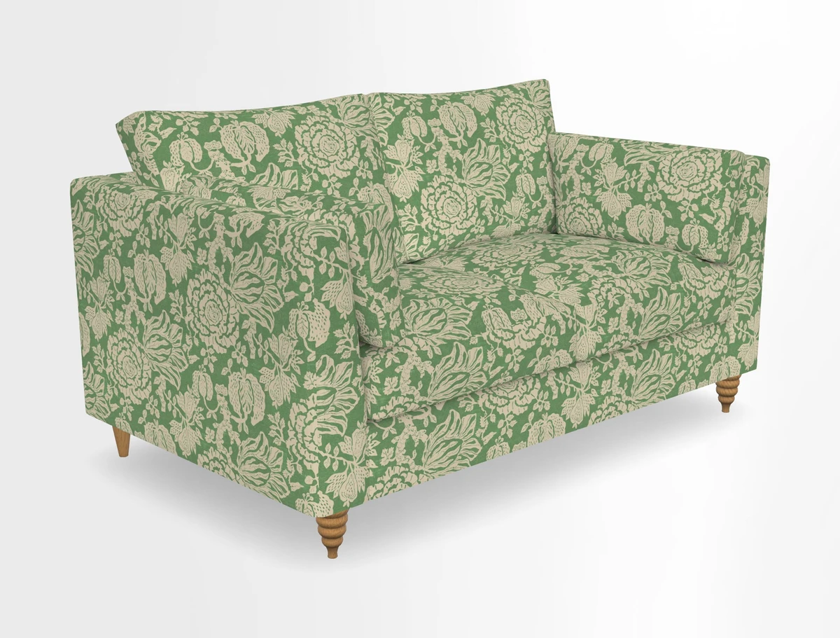 Saltdean 2 seater sofa in Covertex Lombardia Bianco
