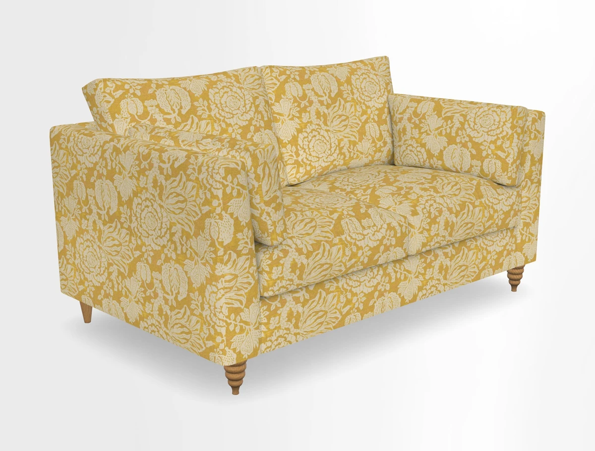 Saltdean 2 seater sofa in Covertex Lombardia Bianco