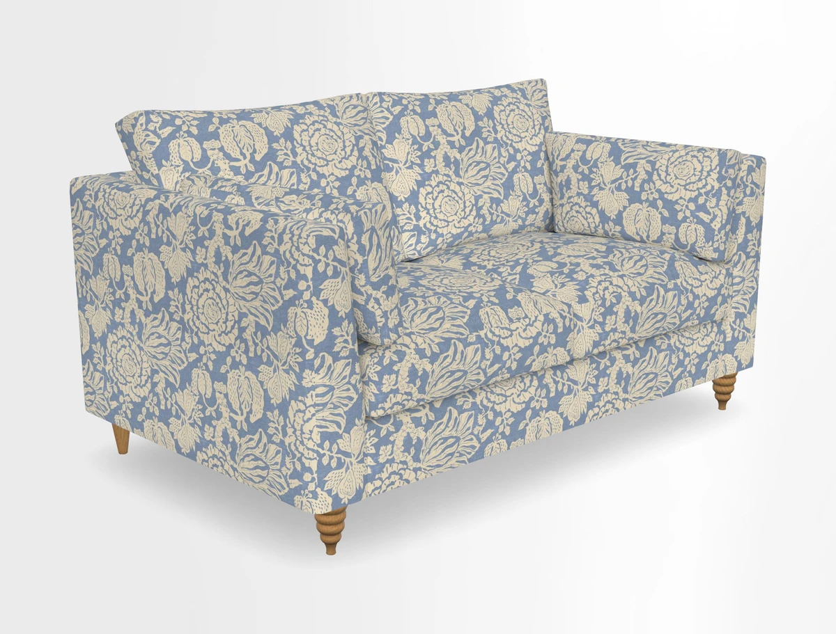 Saltdean 2 seater sofa in Covertex Lombardia Bianco