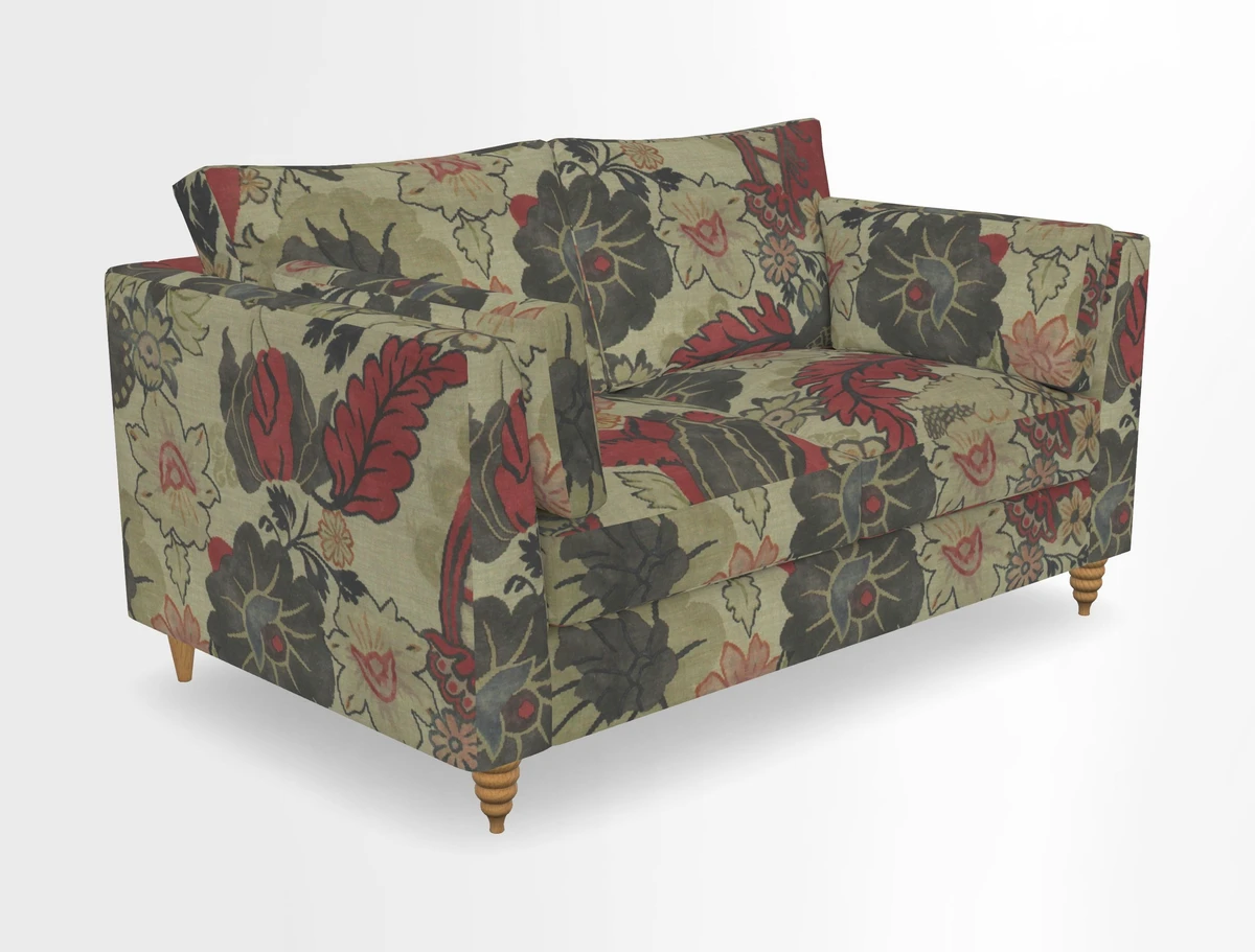 Saltdean 2 seater sofa in Covertex Lombardia Bianco