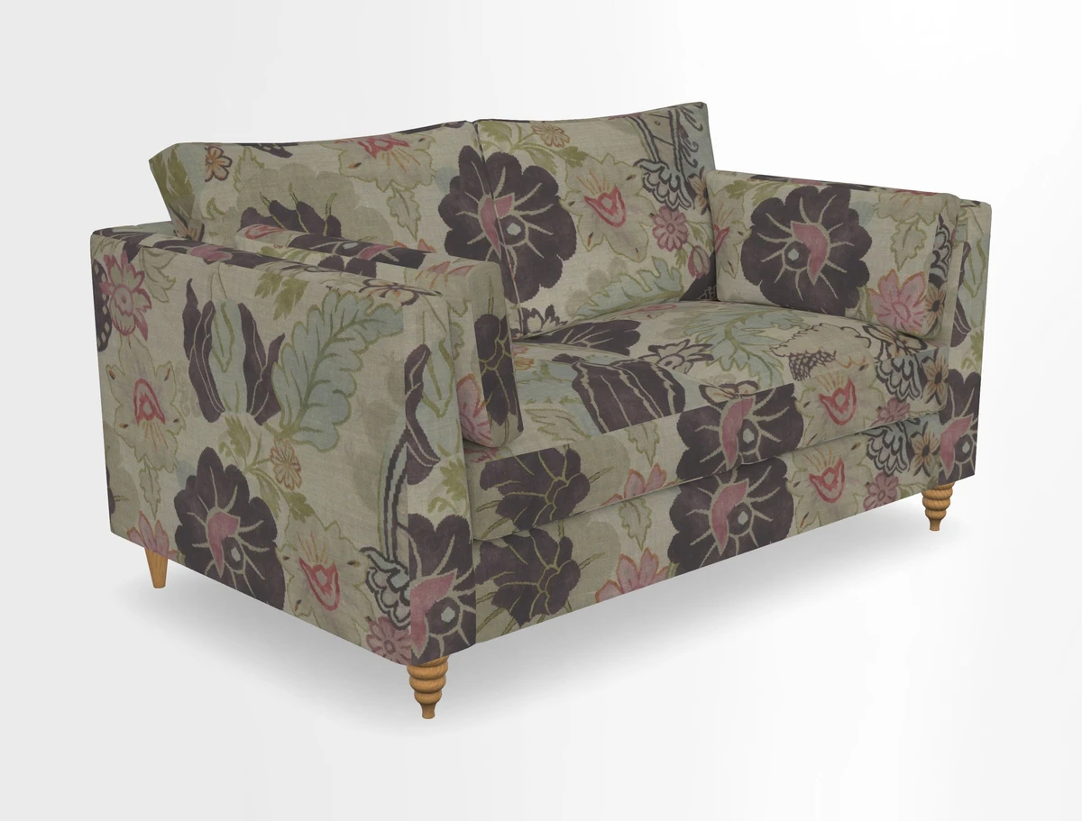 Saltdean 2 seater sofa in Covertex Lombardia Bianco