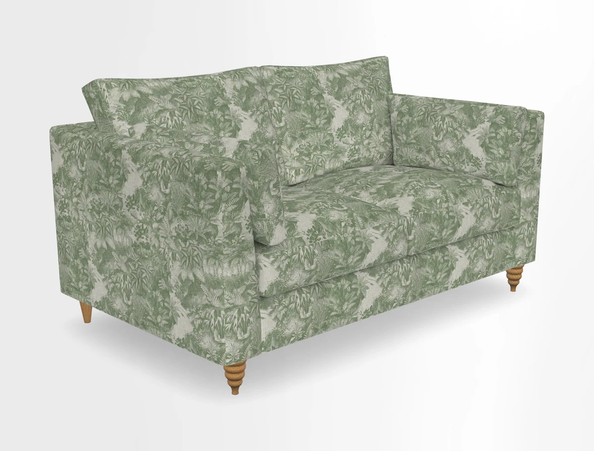 Saltdean 2 seater sofa in Covertex Lombardia Bianco