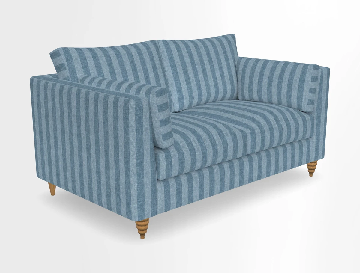 Saltdean 2 seater sofa in Covertex Lombardia Bianco