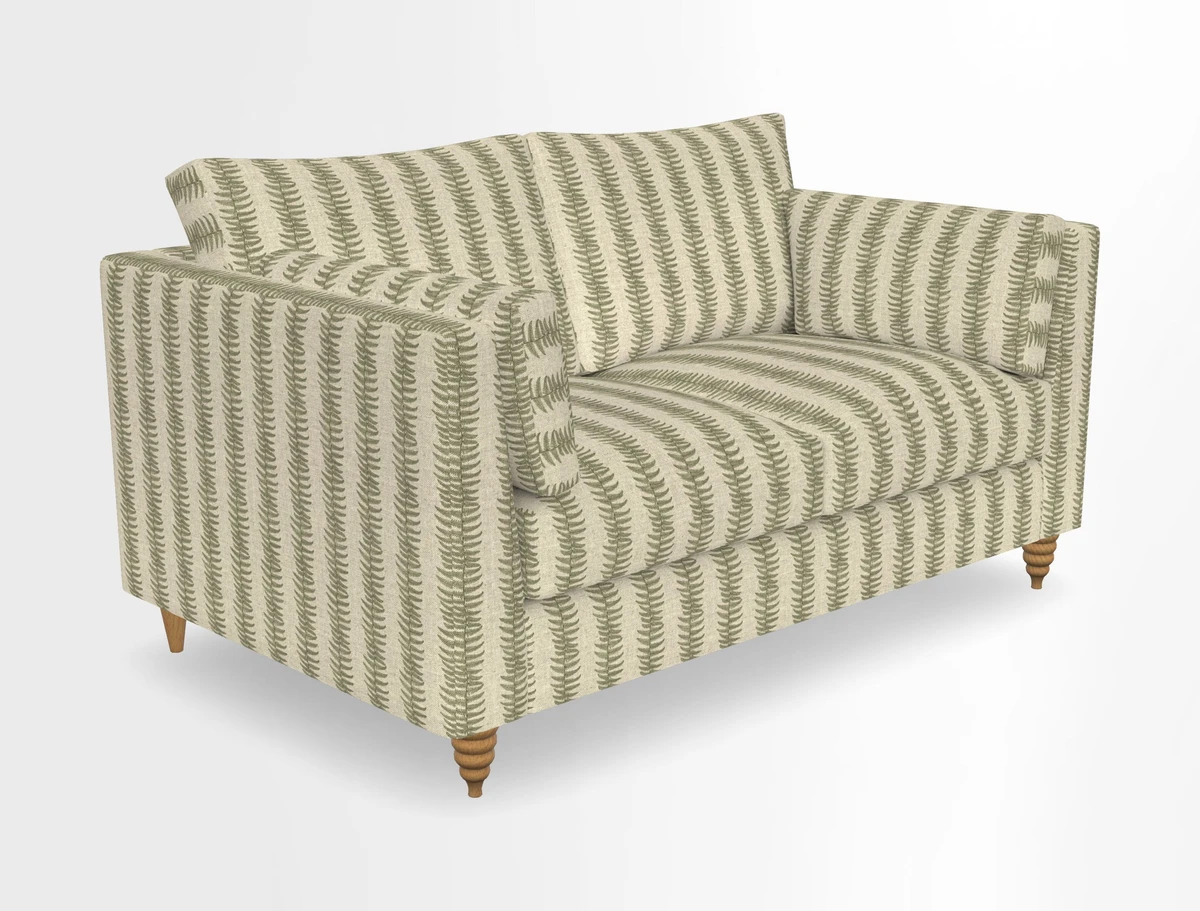 Saltdean 2 seater sofa in Covertex Lombardia Bianco