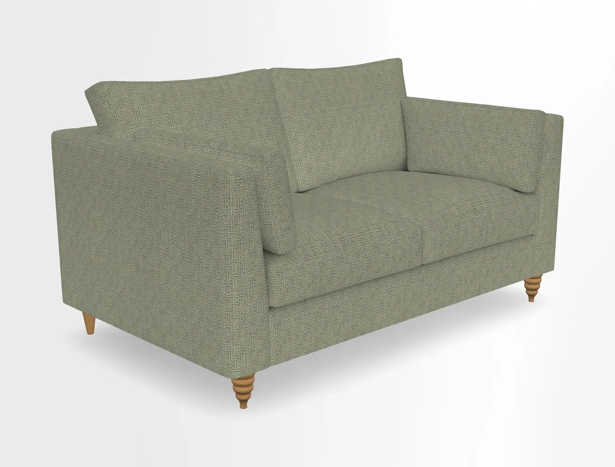 Saltdean 2 seater sofa in Covertex Lombardia Bianco