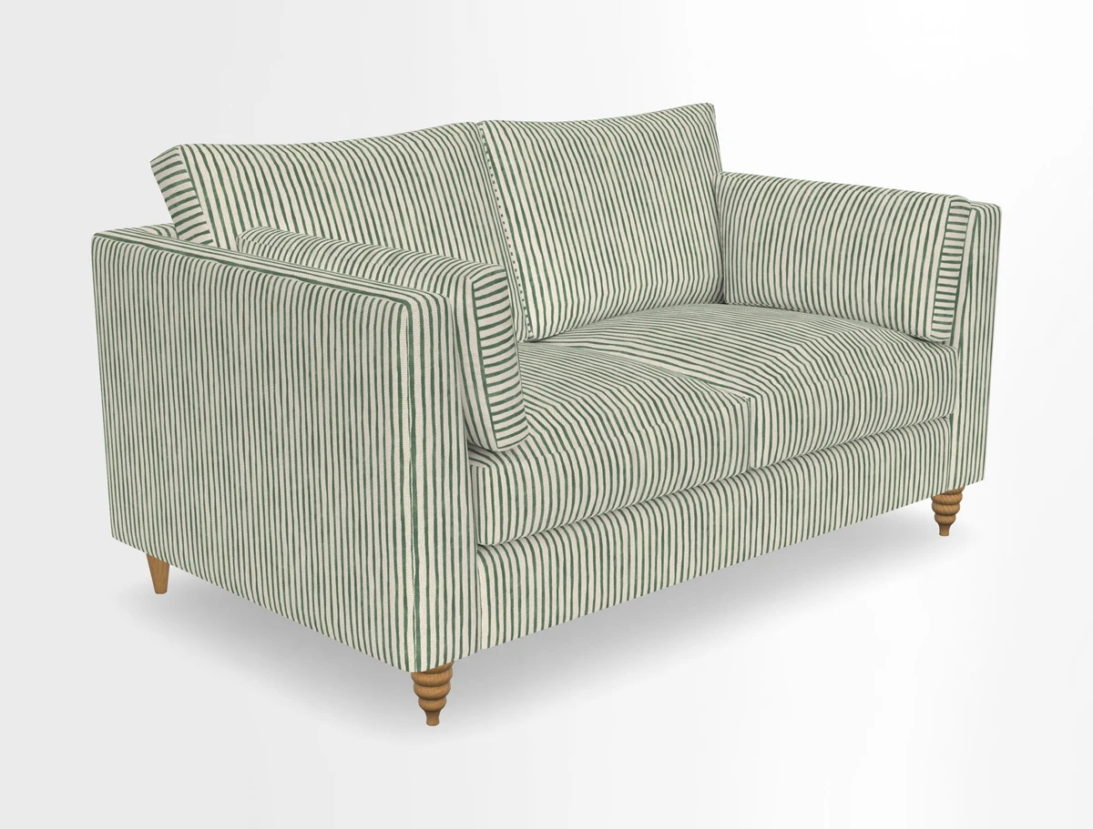 Saltdean 2 seater sofa in Covertex Lombardia Bianco