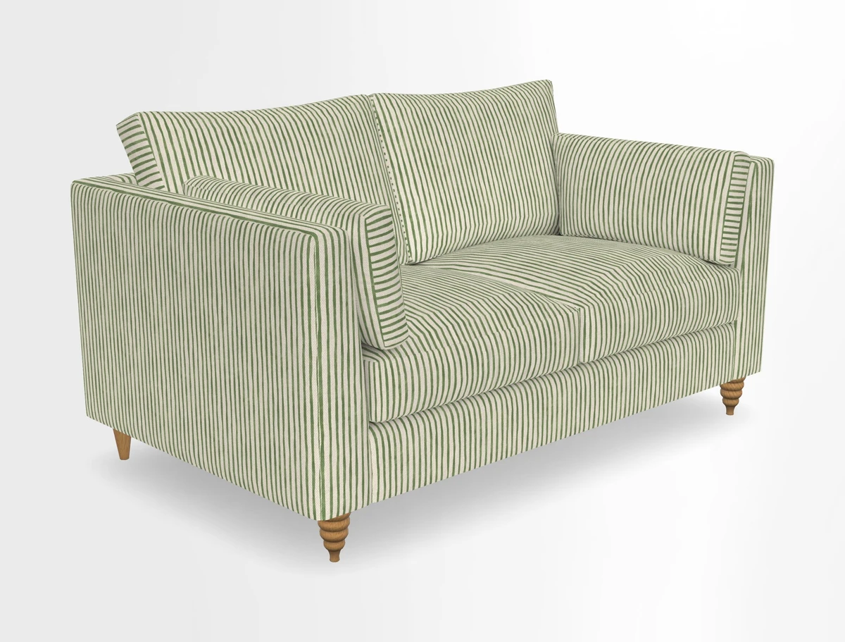 Saltdean 2 seater sofa in Covertex Lombardia Bianco