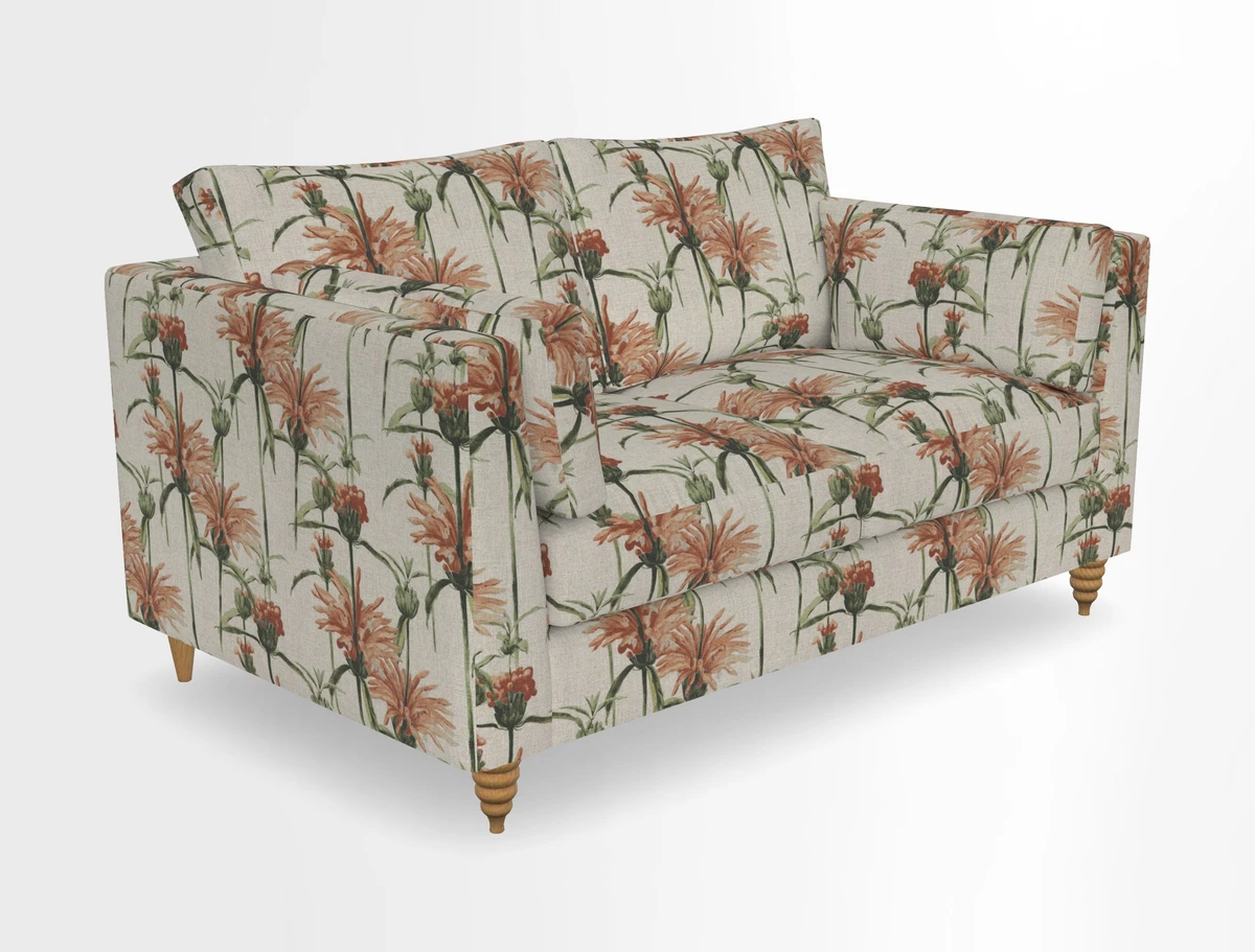 Saltdean 2 seater sofa in Covertex Lombardia Bianco