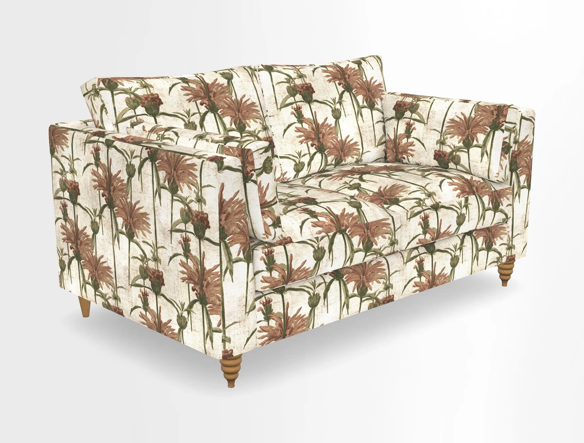 Saltdean 2 seater sofa in Covertex Lombardia Bianco