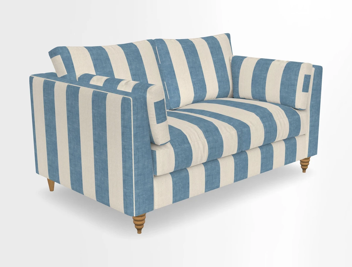 Saltdean 2 seater sofa in Covertex Lombardia Bianco