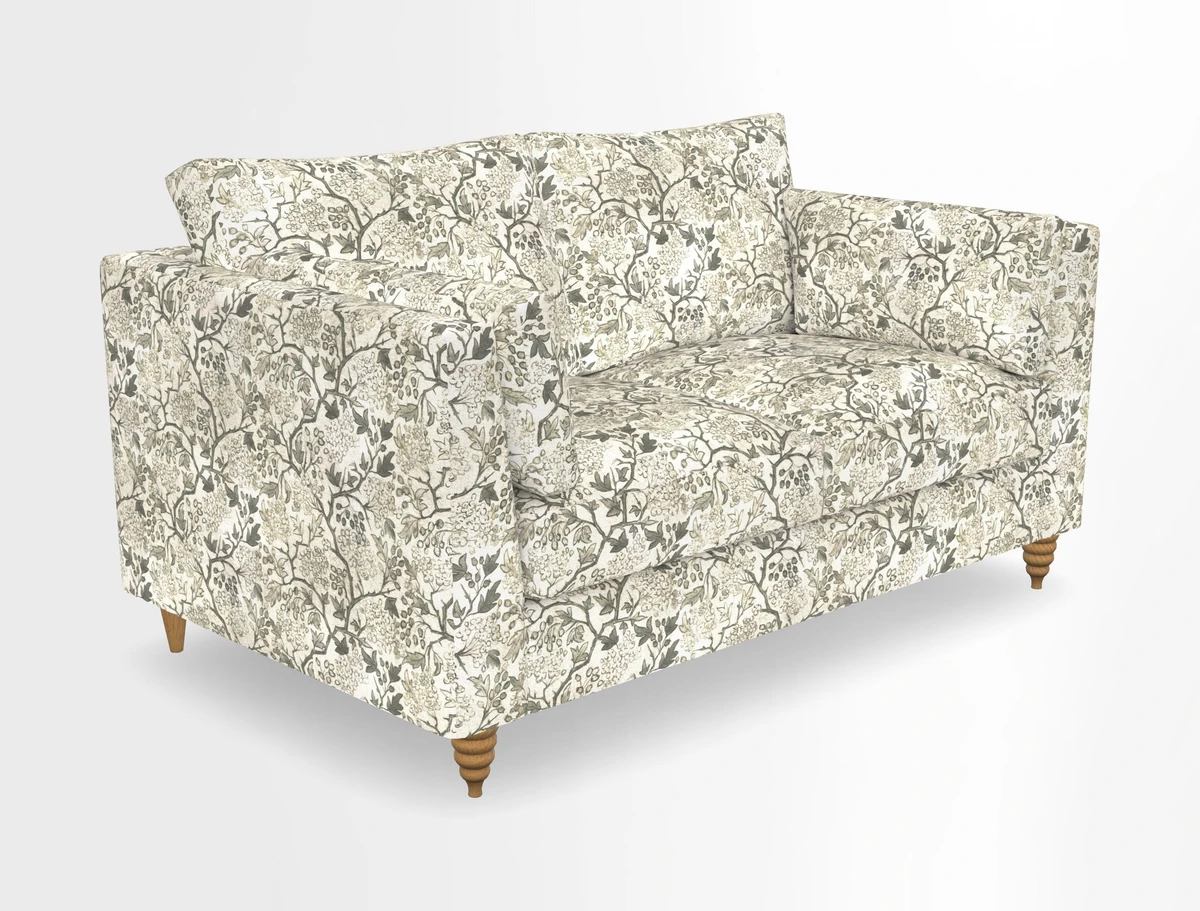 Saltdean 2 seater sofa in Covertex Lombardia Bianco