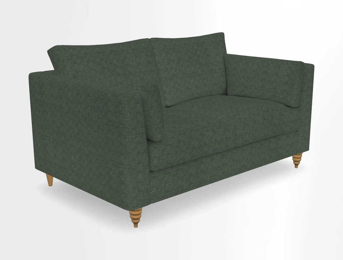 Saltdean 2 seater sofa in Covertex Lombardia Bianco