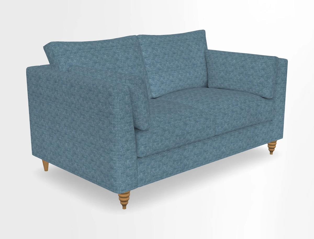 Saltdean 2 seater sofa in Covertex Lombardia Bianco