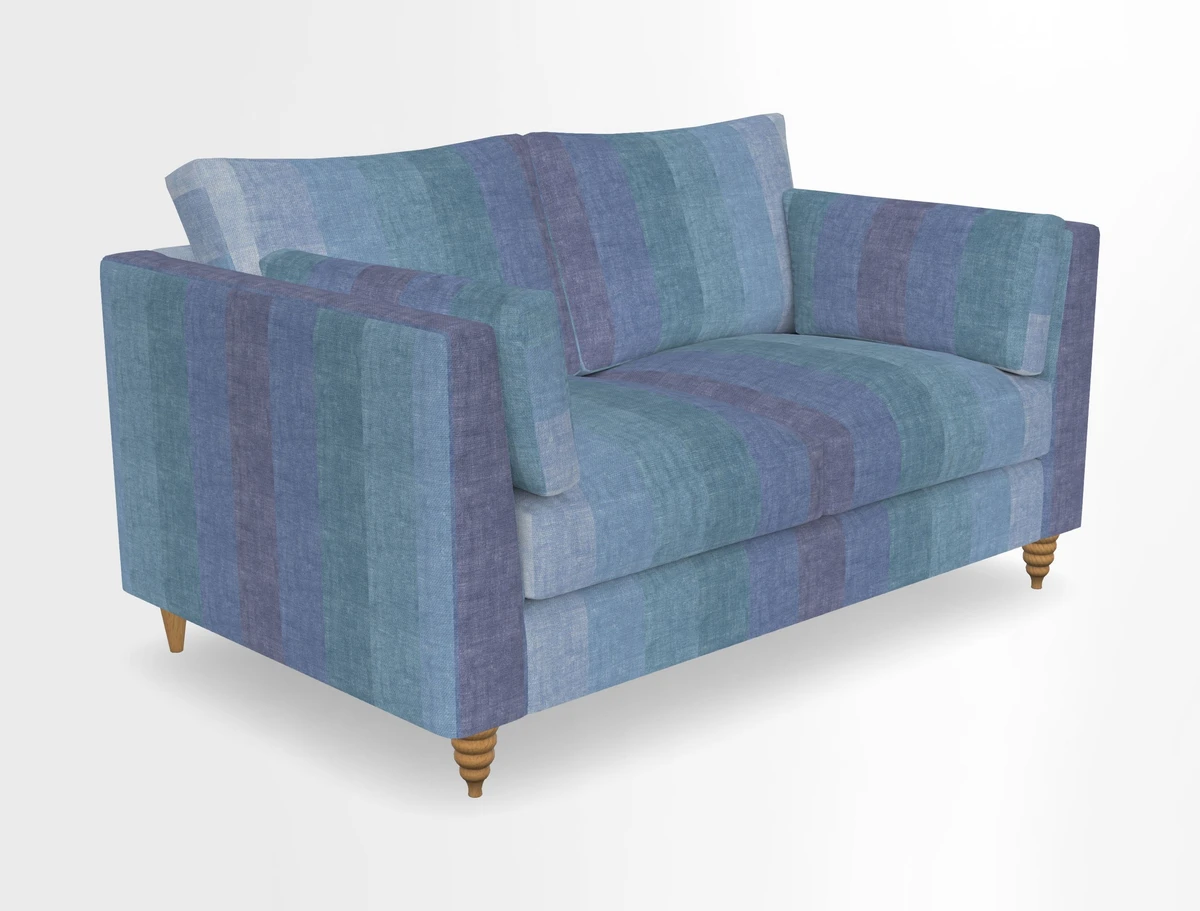 Saltdean 2 seater sofa in Covertex Lombardia Bianco