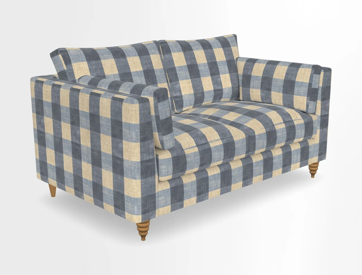 Saltdean 2 seater sofa in Covertex Lombardia Bianco